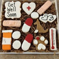Boxed Deluxe Gute Besserung Hunde Leckereien Haustier Geschenk Lang Anhaltende Harte von MeatloafsKitchen