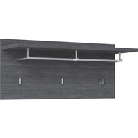 Garderobenpaneel Salve Rauchsilber Nachbildung B/H/T: ca. 90x40x30 cm von XXXL