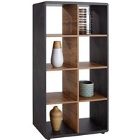 Regal Fontana New Beton dunkel Optik Eiche Wotan Nachbildung B/H/T: ca. 73x145x35 cm Regal Fontana New Beton dunkel Optik Eiche Wotan Nachbildung B/H/T: ca. 73x145x35 cm von XXXL