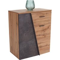 Schuhkommode Venedig Eiche Artisan Nachbildung Beton dunkel Nachbildung B/H/T: ca. 80x92x35 cm Schuhkommode Venedig Eiche Artisan Nachbildung Beton dunkel Nachbildung B/H/T: ca. 80x92x35 cm von XXXL