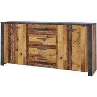 Sideboard Oregon Old Wood Nachbildung Fresko Spanplatte B/H/T: ca. 180x86x44 cm von XXXL