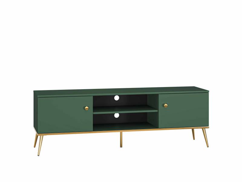 Forest 05 TV Lowboard grün/gold von Meble