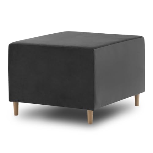 Mebligo FIREZE Couch Puff Hocker Wohnzimmer Fußhocker Für Sessel - Sitzhocker Stoff: Kronos (Kronos 34) von Mebligo