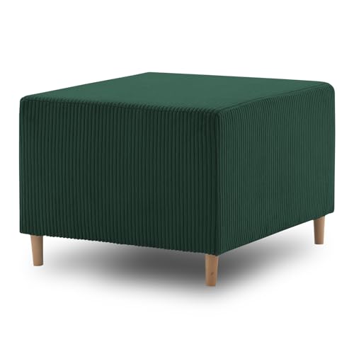 Mebligo SITZPOUF FIREZE, Cord - Dunkelgrün von Mebligo