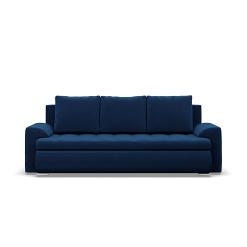 Mebligo Sofa 3-Sitzer mit Schlaffunktion, Grün von Mebligo