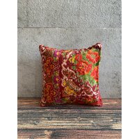 Boho Kelim Kissen, 16x16 Sofa Azteken Kilim Kelimkissen, Home Decor No0854 von MeboPillow