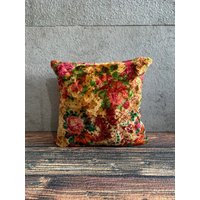 Kelim Kissen, Sofakissen, Kissenbezug, 16x16 cm, Kilim No0849 von MeboPillow