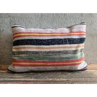 Kelim Kissenbezug, 40x60 cm, Kilim Kelimkissenbezug, Kelimkissen, No2258 von MeboPillow