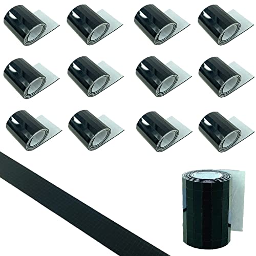 5760 Stück Echtglas Silber Spiegel Mosaik Fliesen Aufkleber für Handwerk Mini Quadratische Glasfliesen Selbstklebend 5 mm x 5 mm (Schwarz) von Meboem