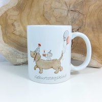 Kindertasse Geburtstagskind/Geburtstagsgeschenk Kind/Kindergeburtstag/Keramiktasse/Mebrit/Tasse Dackel Kindertasse Geburtstagskind/Geburtstagsgeschenk Kind/Kindergeburtstag/Keramiktasse/Mebrit/Tasse Dackel von Mebrit