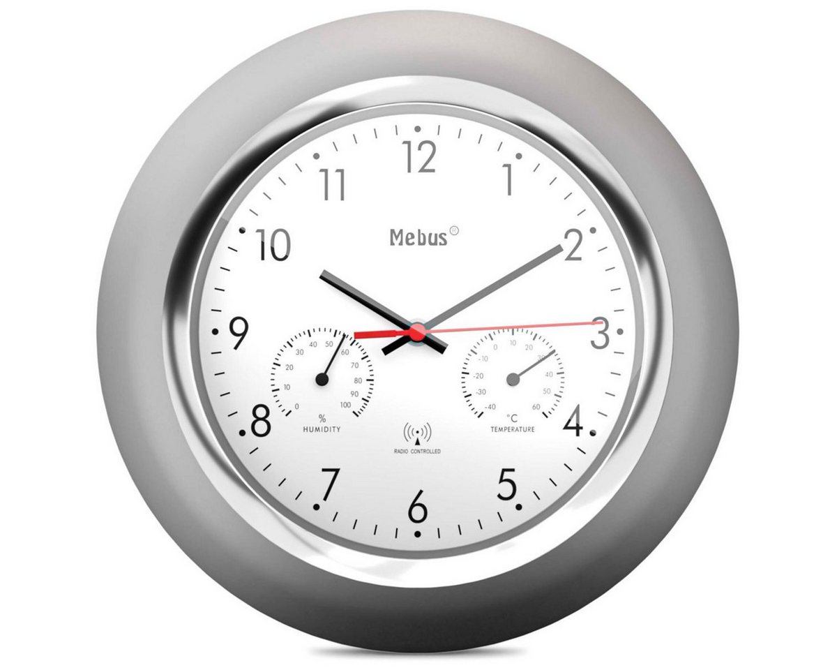 Mebus Wecker 19454 Funk-Wanduhr mit Thermo-/Hygrome Mebus Wecker 19454 Funk-Wanduhr mit Thermo-/Hygrome von Mebus