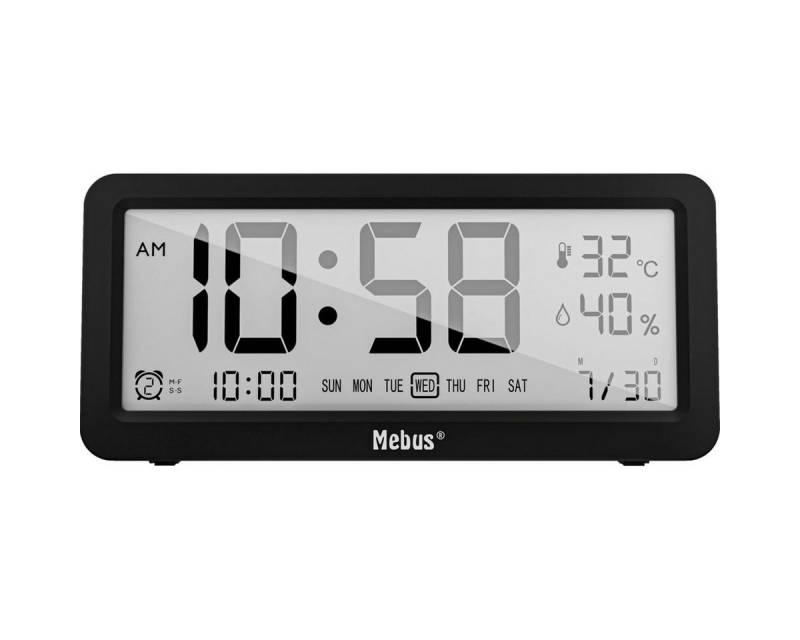 Mebus Wecker 25819 Quarzwecker digital von Mebus