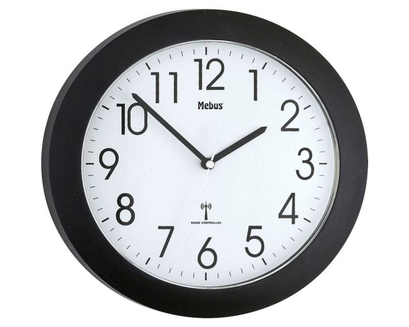 Mebus Wecker 52450 Funk-Wanduhr von Mebus