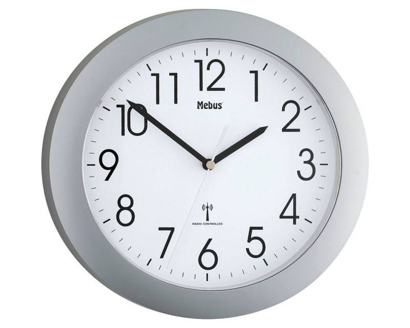 Mebus Wecker 52451 Funk-Wanduhr von Mebus
