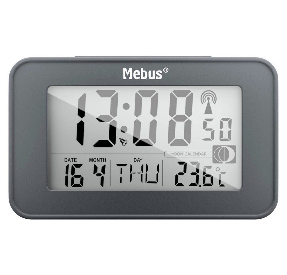 Mebus Wecker Mebus 51460 Funk Wecker Anthrazit Alarmzeiten 2 Mebus Wecker Mebus 51460 Funk Wecker Anthrazit Alarmzeiten 2 von Mebus