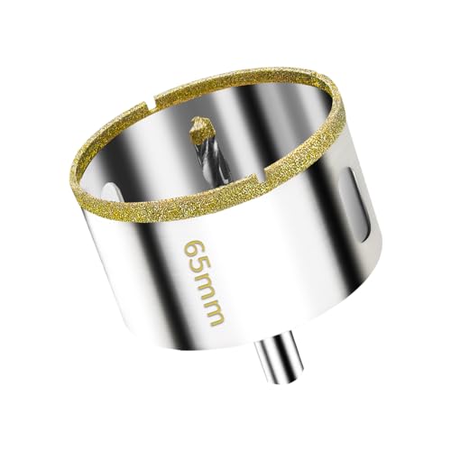 Meccion Diamant Lochsäge mit Zentrierbohrer 65mm Professionellen Diamant Kernlochbohrer für Glas, Fliesen, Porzellan, Keramik, Quarzit, Marmor Meccion Diamant Lochsäge mit Zentrierbohrer 65mm Professionellen Diamant Kernlochbohrer für Glas, Fliesen, Porzellan, Keramik, Quarzit, Marmor von Meccion