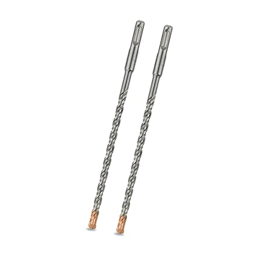 Meccion SDS Plus Hammerbohrer 8mm x 200mm x 2pcs, Professionell Betonbohrer mit 4 Hartmetall Schneiden, Ideal zum Bohren in Stein, Beton, Naturstein, Ziegelmauer von Meccion