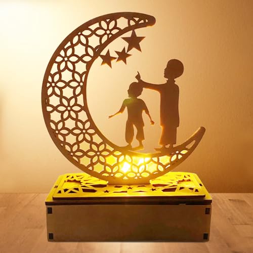 Mecctuck Ramadan Deko, Ramadan Deko Laterne, Ramadan Dekoration, Islamische Deko, Ramadan Geschenke, Ramadan Lampe, Ramadan Mubarak Dekoration, Ramadan Laterne für Schlafzimmer Tisch Deko Geschenke von Mecctuck