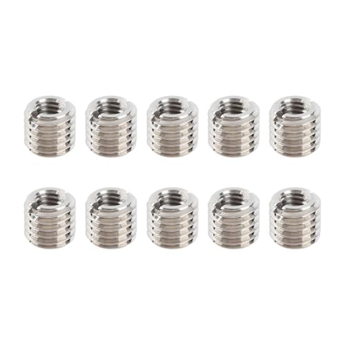 Gewindeeinsätze Männliche Weibchen Reduktionsmutter 10pcs Edelstahl -Gewinde Reparaturwerkzeugbefestigungsmittel für Luftfahrtautomobile mechanische Geräte M6x1.0mm M10x1.5mm 9mm von MechKit