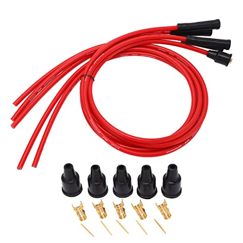 MechKit HOHE LEISTUNG RED SPARK PLUG I GNITION DRAHT SET FÜR 4 ZYLINDER AUTOMOBIL 8MM MechKit HOHE LEISTUNG RED SPARK PLUG I GNITION DRAHT SET FÜR 4 ZYLINDER AUTOMOBIL 8MM von MechKit