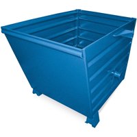 HESON® Stapelbarer Kippbehälter, mit Füßen, verzinkt, BxT 800 x 1.200 mm von HESON®