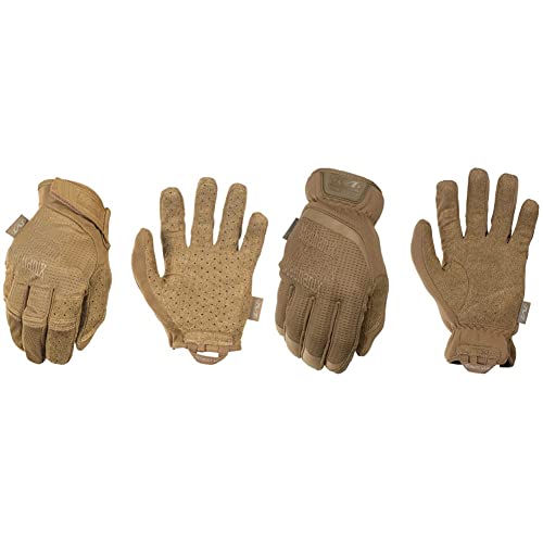 Mechanix Wear msv-72–011 Specialty Vent Coyote Tactical Handschuhe, XL FastFit Coyote Taktische Arbeitshandschuhe – Berührungsfähig, formschlüssig, hohe Fingerfertigkeit (XL, Coyote) von Mechanix Wear