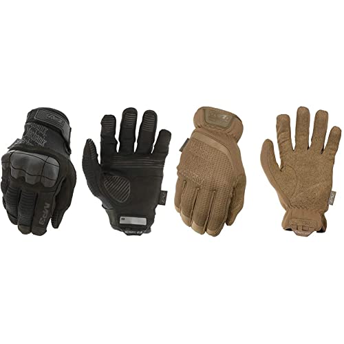 Mechanix Herren Wear M-pact® 3 cover med X-large & Wear: FastFit Coyote Taktische Arbeitshandschuhe – Berührungsfähig, formschlüssig, hohe Fingerfertigkeit (X-Large, Coyote) von Mechanix Wear