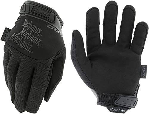 Mechanix Wear: Tactical Specialty Pursuit D5 Covert Arbeitshandschuhe – A5 Schnittfest, Berührungsfähig (Medium, ganz schwarz) von Mechanix Wear