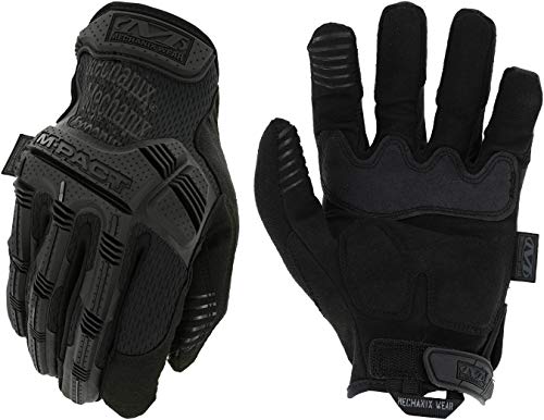 Mechanix Wear: M-Pact Covert Tactical Arbeitshandschuhe – Berührungsfähig, Aufprallschutz, Absorbiert Vibrationen (Medium, Schwarz) von Mechanix Wear