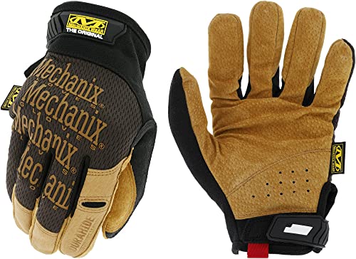 Mechanix Wear - Original Lederhandschuhe (groß, braun/schwarz) von Mechanix Wear