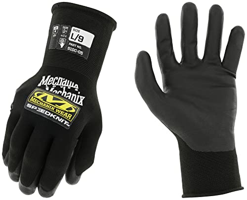 Mechanix Wear SpeedKnit S1DC05 Handschuhe, Größe XL, Schwarz von Mechanix Wear