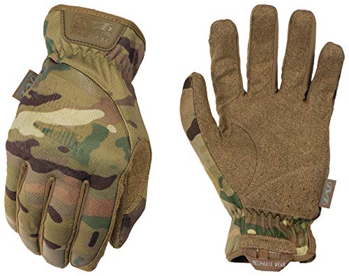 Mechanix Wear: MultiCam FastFit Taktische Arbeitshandschuhe – Berührungsfähig, formschlüssig, Hohe Fingerfertigkeit (Small, MultiCam) von Mechanix Wear