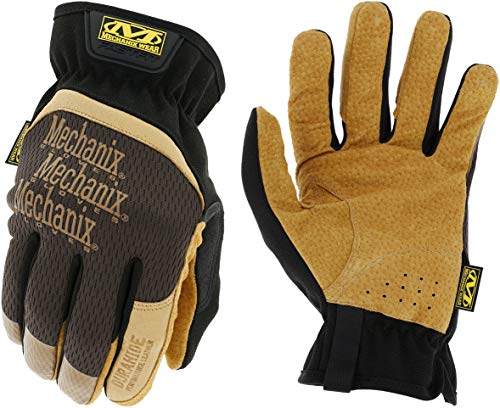 Mechanix Wear: DuraHide FastFit Arbeitshandschuhe aus Leder – Abriebfest, Langlebig (X-Large, Braun/Schwarz) von Mechanix Wear