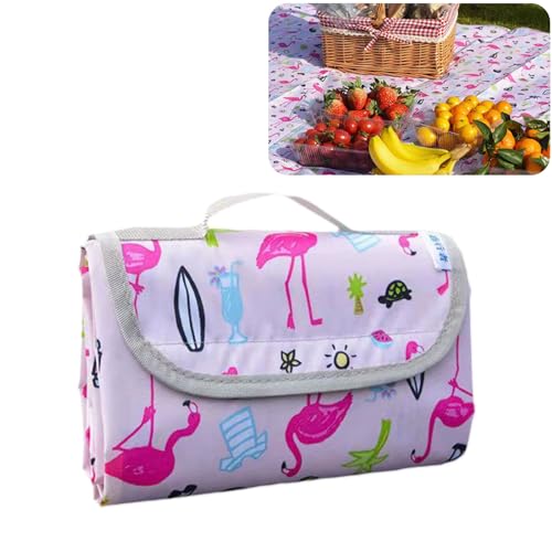 Mecmbj Picknickdecke Wasserdicht, Picnic Blanket, 200x150cm Sanddichte mit Tragegriff, Picknickdecke Isoliert, Faltbare Campingdecke groß, Outdoor Stranddecke für Strand, Camping, Park, Reisen (rosa) Mecmbj Picknickdecke Wasserdicht, Picnic Blanket, 200x150cm Sanddichte mit Tragegriff, Picknickdecke Isoliert, Faltbare Campingdecke groß, Outdoor Stranddecke für Strand, Camping, Park, Reisen (rosa) von Mecmbj