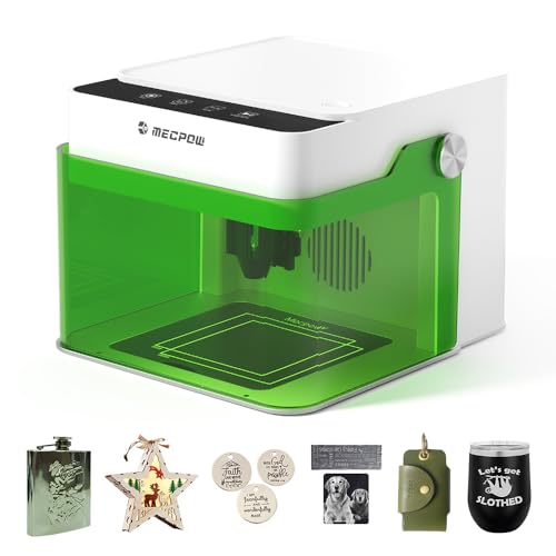 Mecpow M1 Mini Laser Graviermaschine, 5W Diode Laser Cutter Tragbare Desktop Lasergravur, 10000 mm/min Gravurgeschwindigkeit,100x100mm Gravurbereich,Genauigkeit bis zu 0,01 mm, Augenschutzdesign Mecpow M1 Mini Laser Graviermaschine, 5W Diode Laser Cutter Tragbare Desktop Lasergravur, 10000 mm/min Gravurgeschwindigkeit,100x100mm Gravurbereich,Genauigkeit bis zu 0,01 mm, Augenschutzdesign von Mecpow