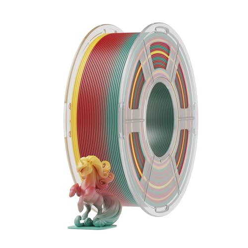 Mecpow PLA 3D Drucker Filament 1.75mm,PLA Rainbow Filament, 1kg Spule, Maßgenauigkeit ±0,02mm, Glatte Oberfläche & Hohe Festigkeit, Ideal für kreative 3D Druck Projekte Mecpow PLA 3D Drucker Filament 1.75mm,PLA Rainbow Filament, 1kg Spule, Maßgenauigkeit ±0,02mm, Glatte Oberfläche & Hohe Festigkeit, Ideal für kreative 3D Druck Projekte von Mecpow