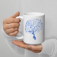 Gehirn Becher, Neuro Icu Krankenschwester Radiologe Neurochirurgie Gefäßchirurg Gehirnarterie Cta, Zhirn Ct Angio von MedPapers