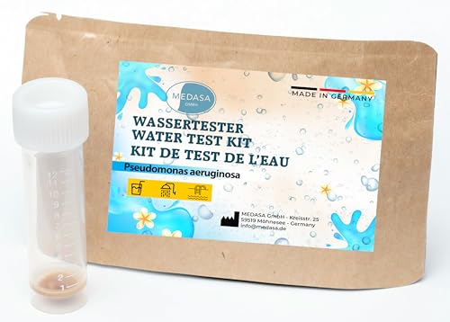 Medasa Bakterientest Wassertest für Pseudomonas aeruginosa Bakterien Test im Trinkwasser und Brunnenwasser Check (1) von Medasa