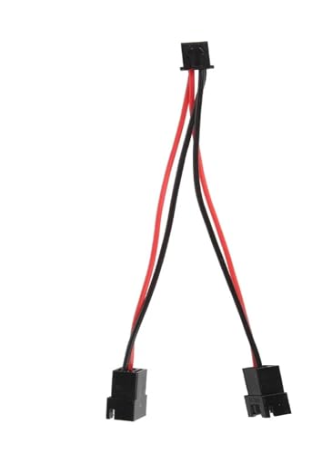 5/10 stücke Hotend Fans Parallel Verlängerung Kabel Fan Adapter Linie XH2.54 Weibliche-Männlich 2PIN Dual Draht(10pcs) von MedgAs