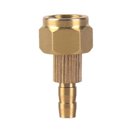 M16 M14 M12 M10 M16x1.5 M14x1.5 M12x1.0 M10x1.0 Gas Wasser Schnellspann-schlauchverbinder Messingmutter WIG-Schweißgerät Schweißbrennerteil(Color:M12x1mm) von MedgAs