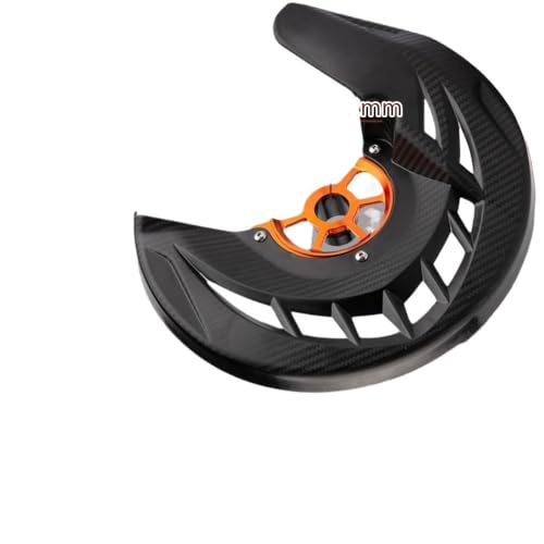 MedgAs Motorrad 22mm 26mm Bremsabdeckung Vorderer Bremsscheibenschutz for 125 150 200 250 300 350 450 500 EXC EXC-F EXC EXC-F 2016-2023(22mm Black orange) von MedgAs