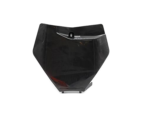 MedgAs Motorrad-Frontnummernschild-Kunststoffabdeckung for 125 150 250 350 450 SX XC-F SX-F 2016–2017 (Color : Black) von MedgAs