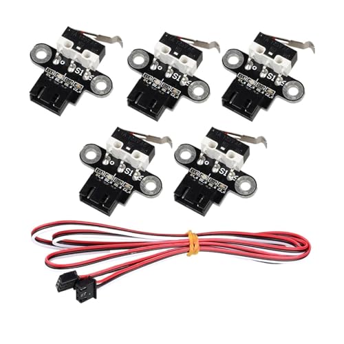 Z Endstop Kabel Grenze Micro Schalter Zubehör Modul Horizontale Typ 3D Drucker Teile for Ramps1.4 DIY 1M(5 pcs endstop 2M) von MedgAs