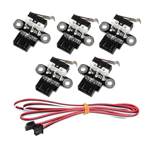 Z Endstop Kabel Grenze Micro Schalter Zubehör Modul Horizontale Typ 3D Drucker Teile for Ramps1.4 DIY 1M(5pcs endstop 1M) von MedgAs