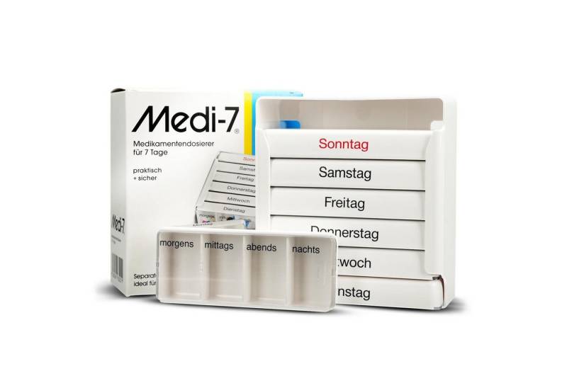 Medi-7 Aufbewahrungsdose Medikamentendosierer Medi-7 Aufbewahrungsdose Medikamentendosierer von Medi-7
