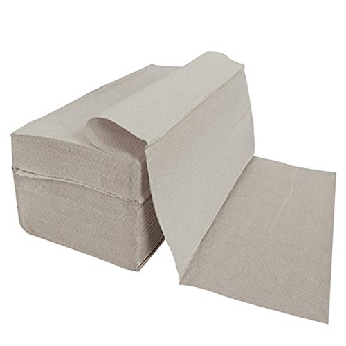 5000 Stück Papierhandtücher Natur 25x23 cm ZZ-Falz recycling von Medi-Inn+