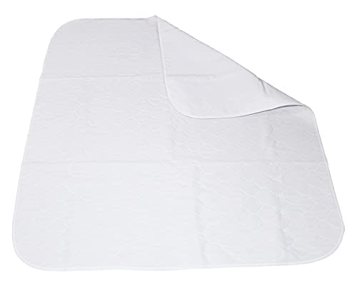 Medi-Inn Bettschutzauflage waschbar 90 cm x 85 cm (weiß 3-lagig, 1 Stück) von Medi-Inn+