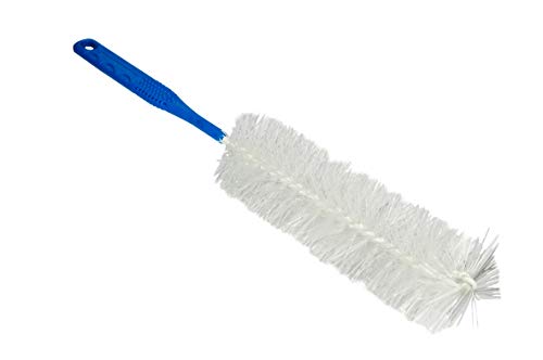 Medi-Inn Reinigungsbürste für Urinflaschen Urinflaschenbürste Ø 5,5 cm · 37 cm blau/weiß Bürstenkopf ca. 19 cm (1 Stück) von Medi-Inn+