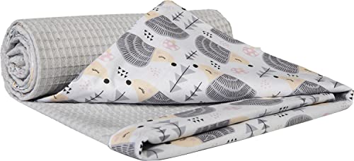 Medi Partners Babydecke Baby Decke Neugeborenen - Kuscheldecke Geschenk Babydecken 75x100cm für Kleinkinder Mädchen Krabbeldecke Kinderbett Kinderwagen 100% Baumwolle von Medi Partners