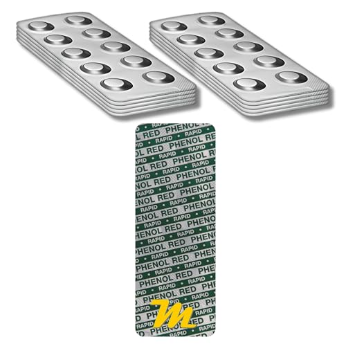 100 Rapid Testtabletten, Phenol Red pH Wert, Tabletten für Pool und Whirlpool Wassertests. Made in Germany 100 Rapid Testtabletten, Phenol Red pH Wert, Tabletten für Pool und Whirlpool Wassertests. Made in Germany von MediMuc